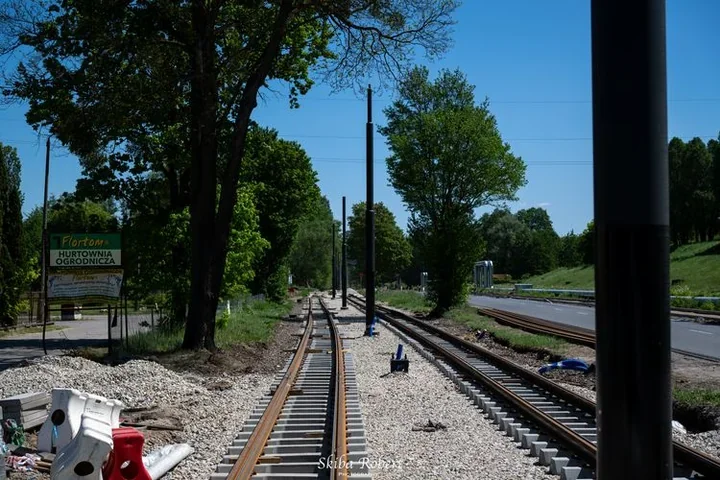 Na Toruńskiej widać finał. Tramwaje i rowery zyskują nowy układ